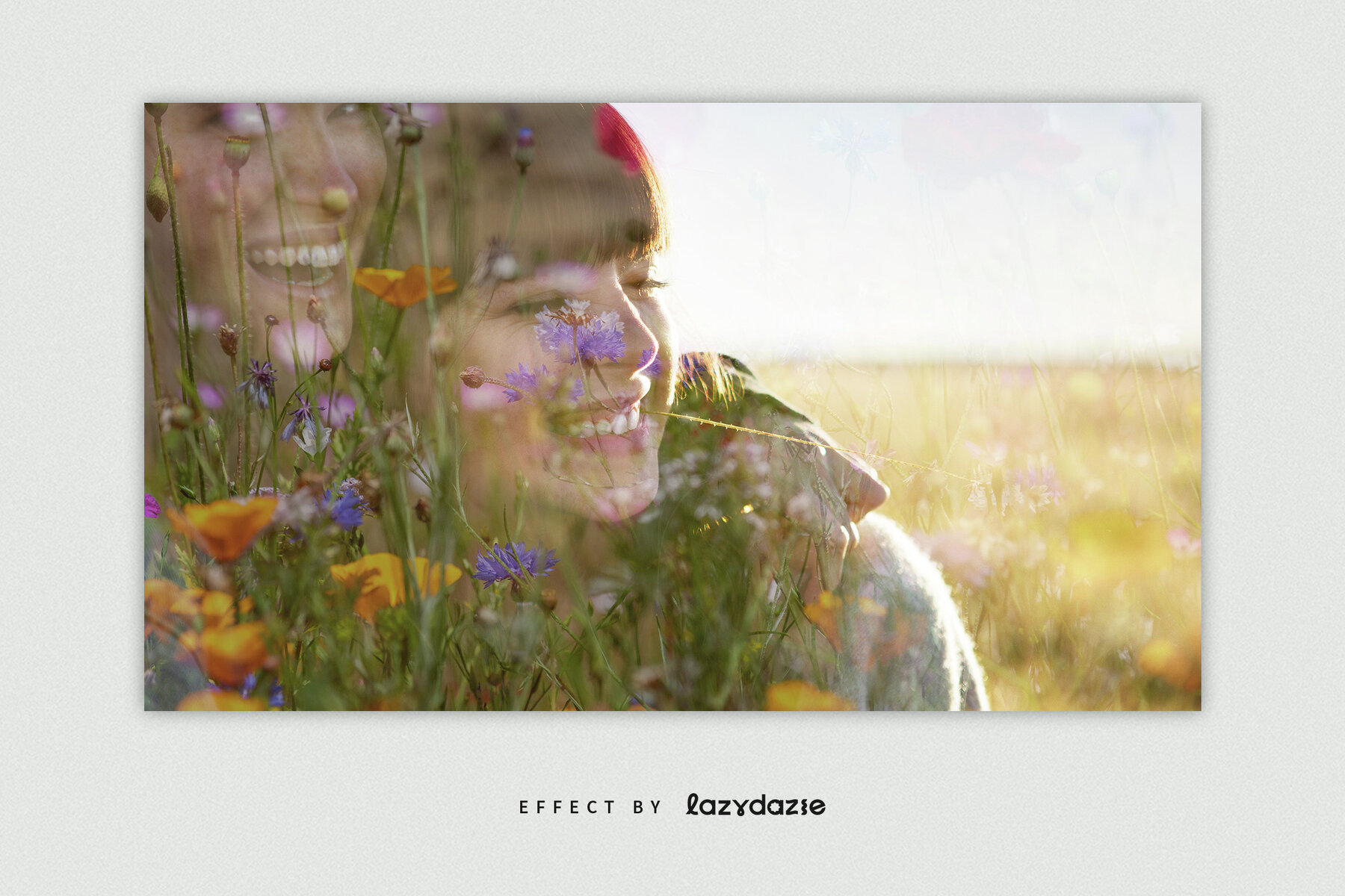 Double Exposure Image Effect Mockup 4
