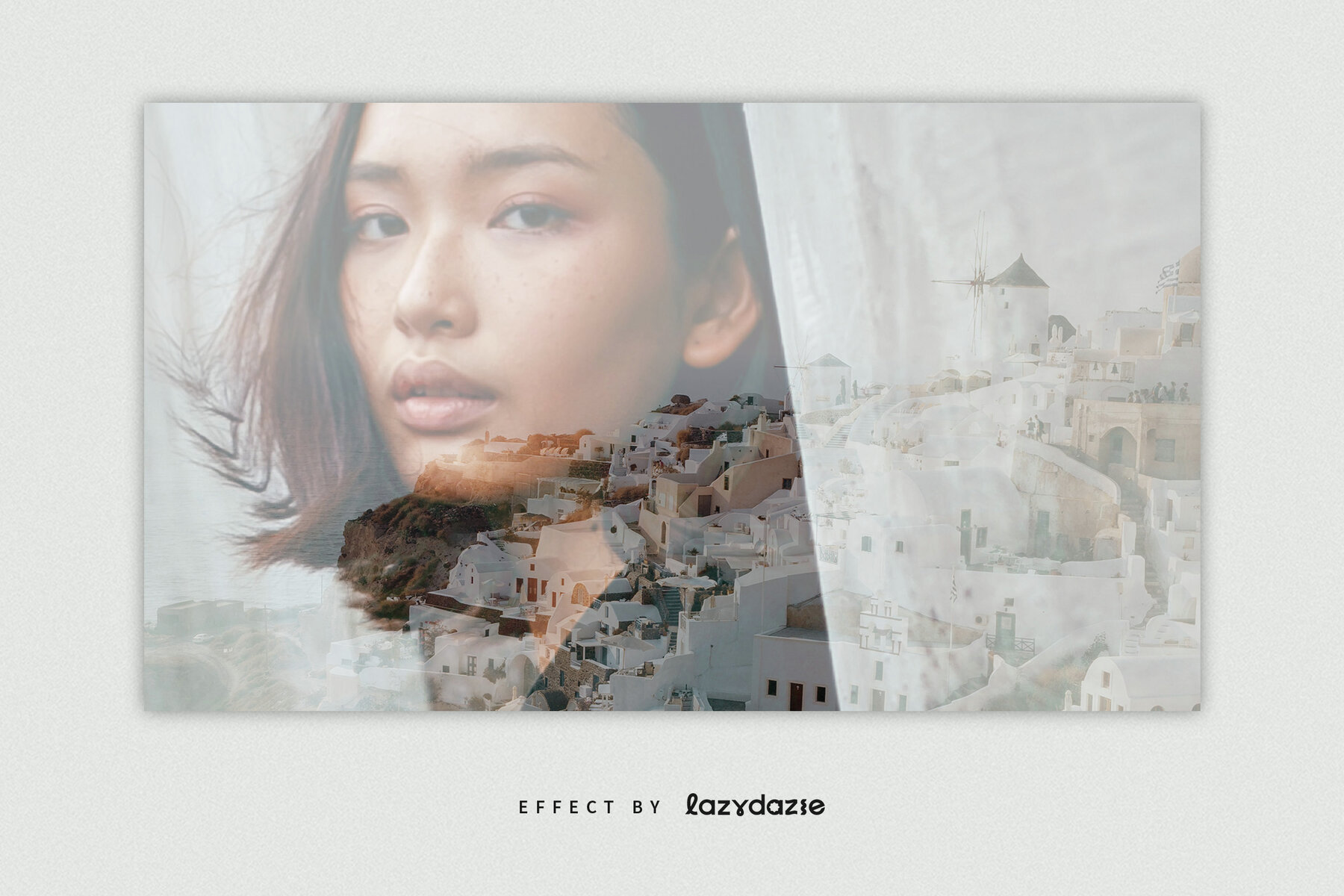 Double Exposure Image Effect Mockup 5