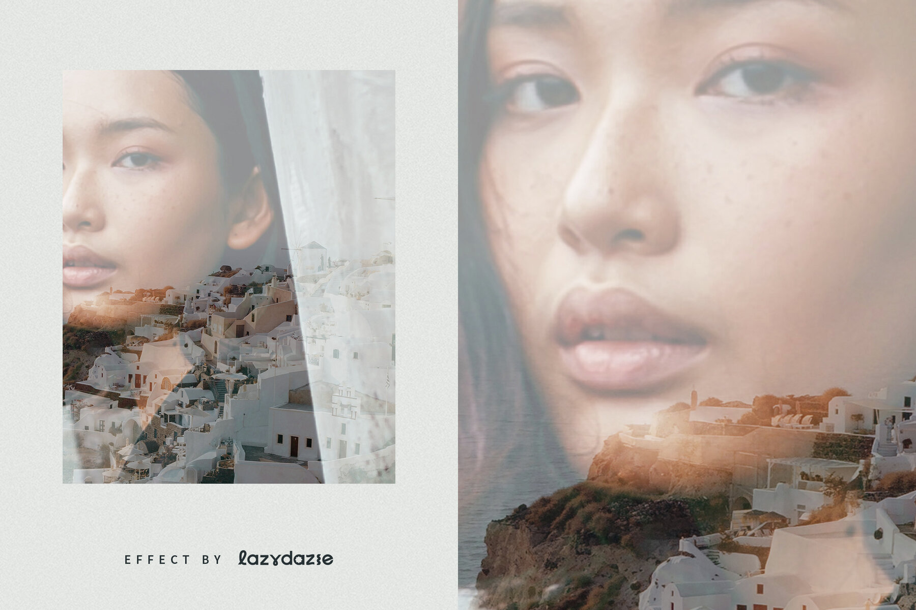Double Exposure Image Effect Mockup 6