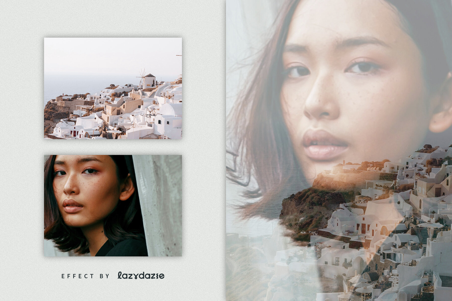 Double Exposure Image Effect Mockup 7