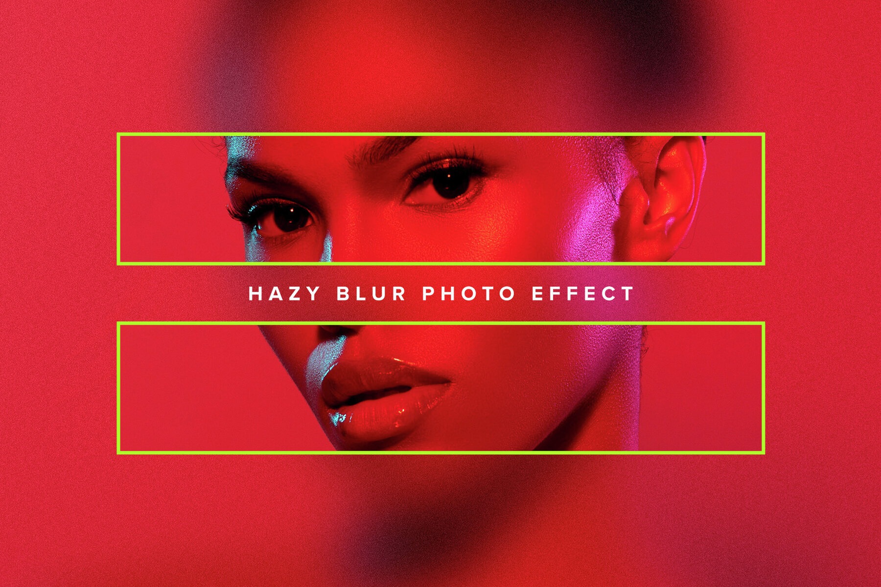 Soft Haze Image Effect Mockup 1