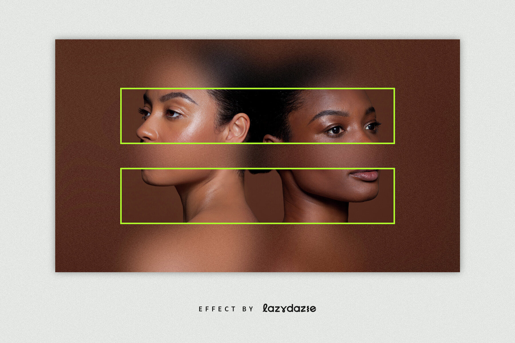 Soft Haze Image Effect Mockup 3