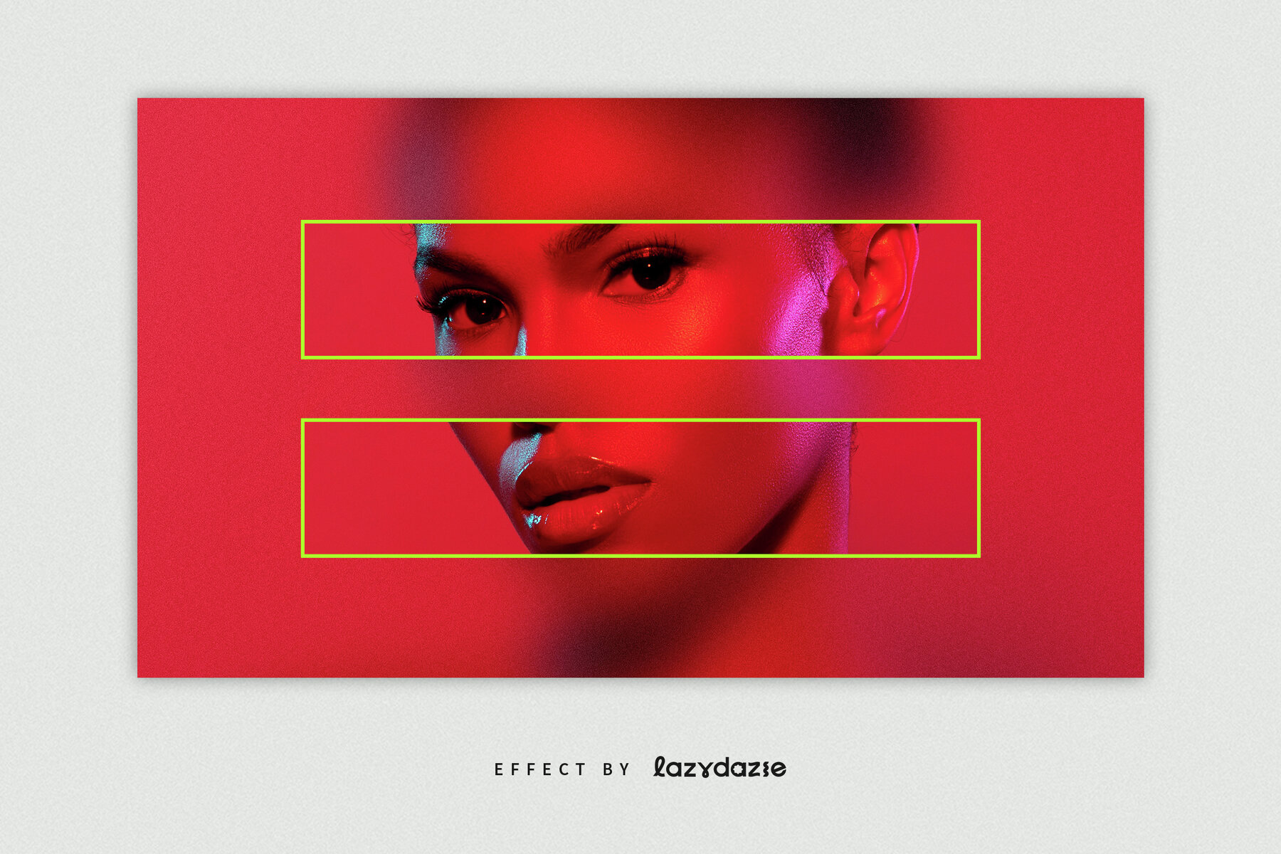 Soft Haze Image Effect Mockup 4