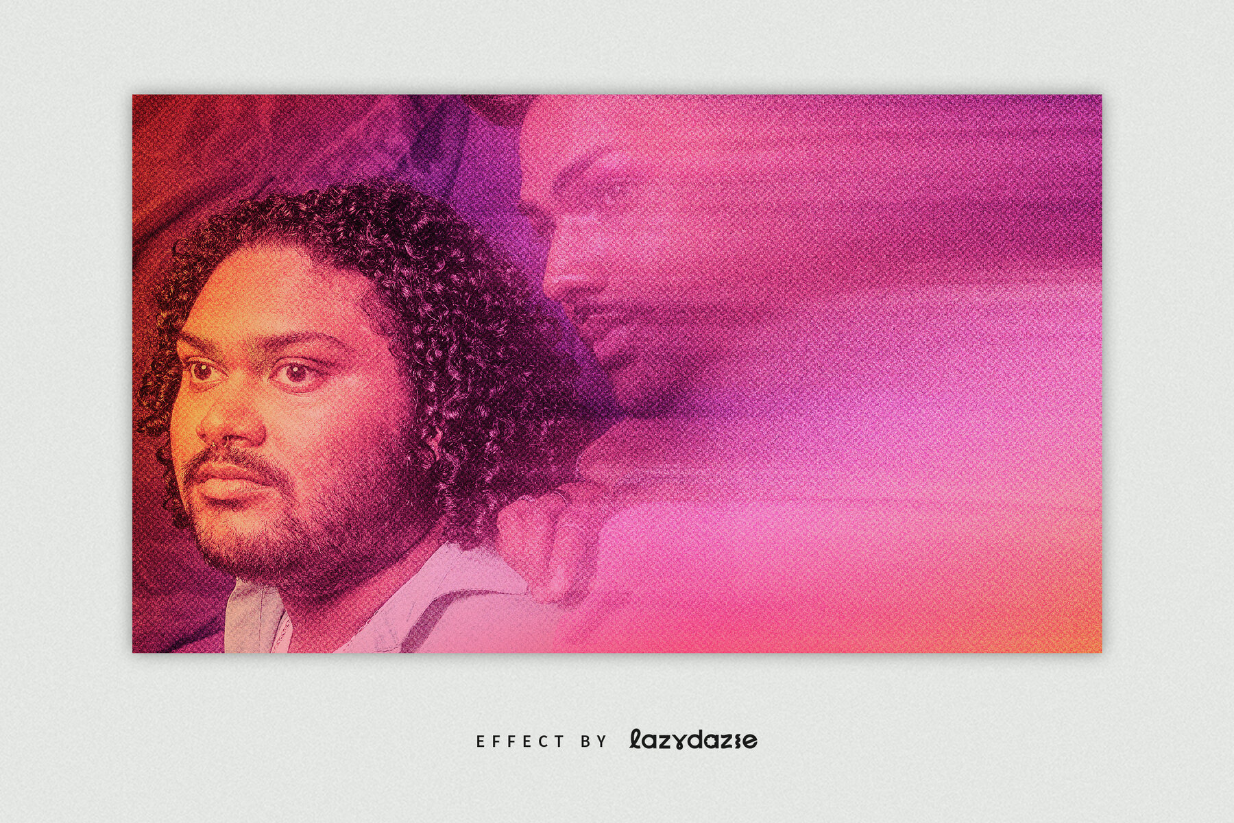 Smudged Image Effect Mockup 4