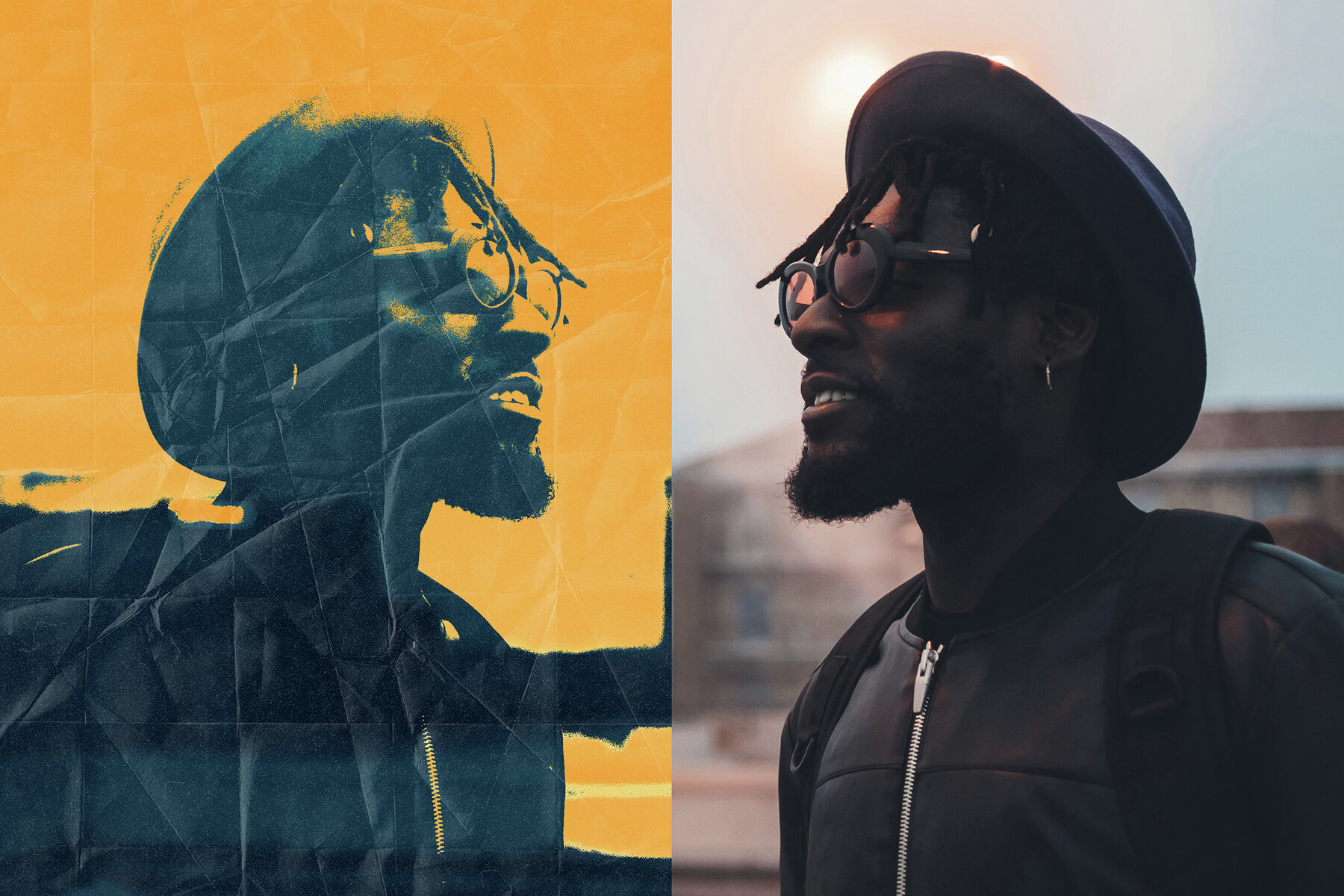 Folded Paper Image Effect Mockup 7