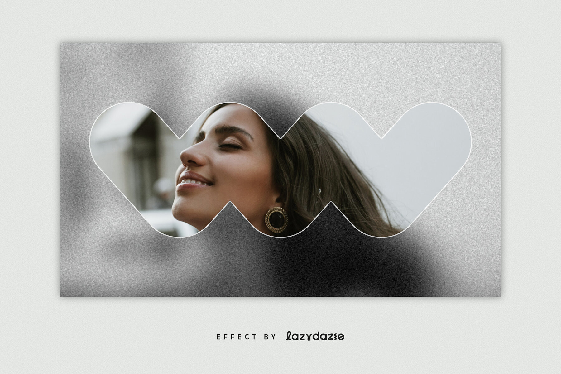 Soft Haze Image Effect Mockup 3