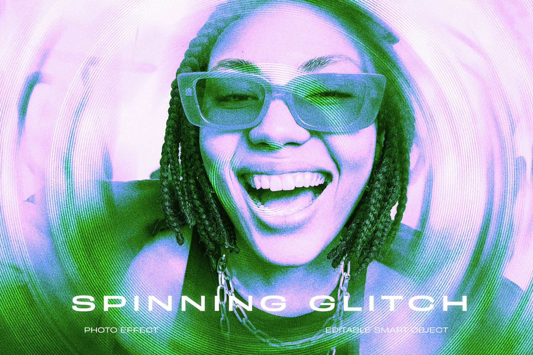 Spinning Blur Image Effect Mockup 1