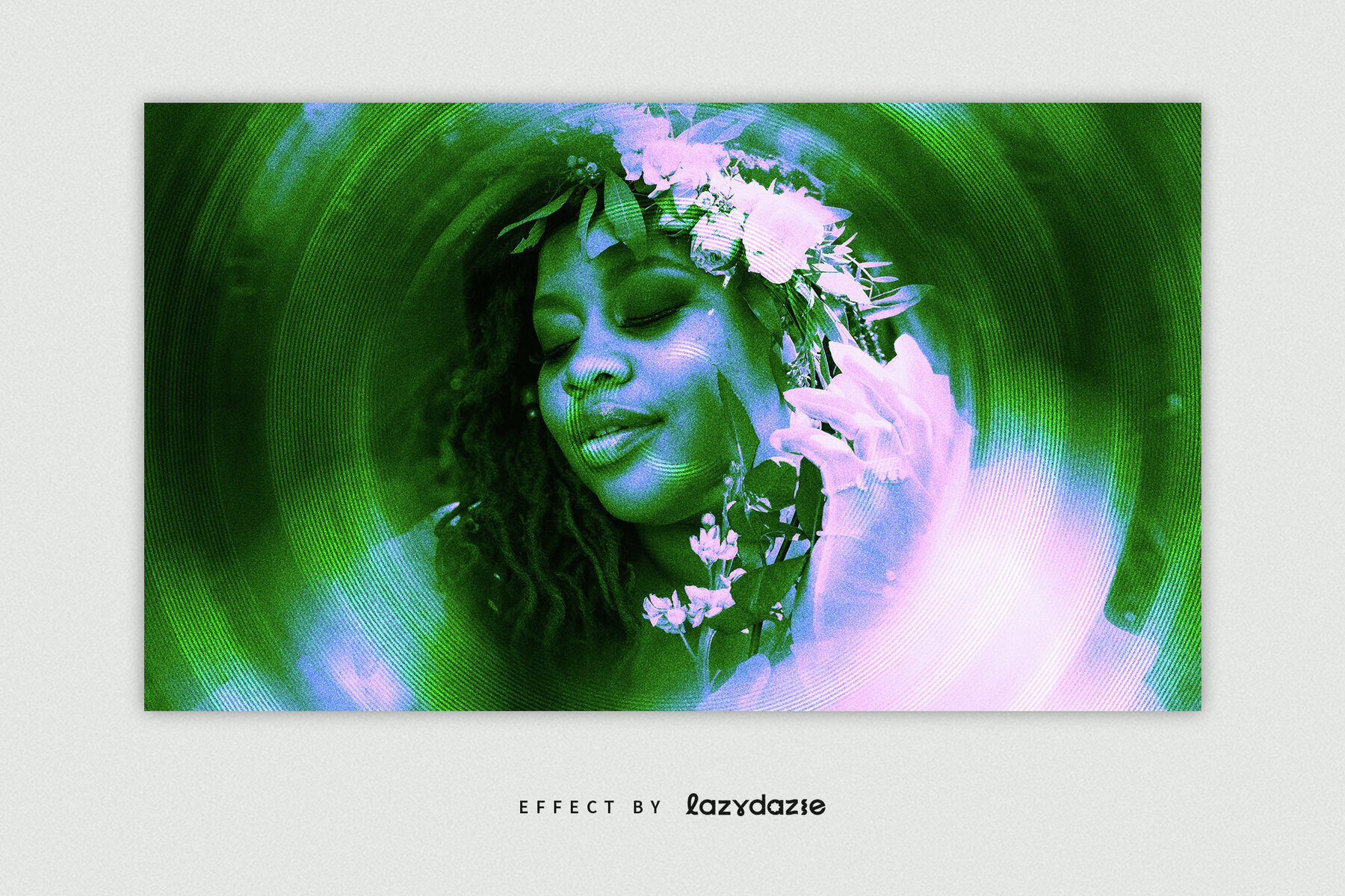 Spinning Blur Image Effect Mockup 3