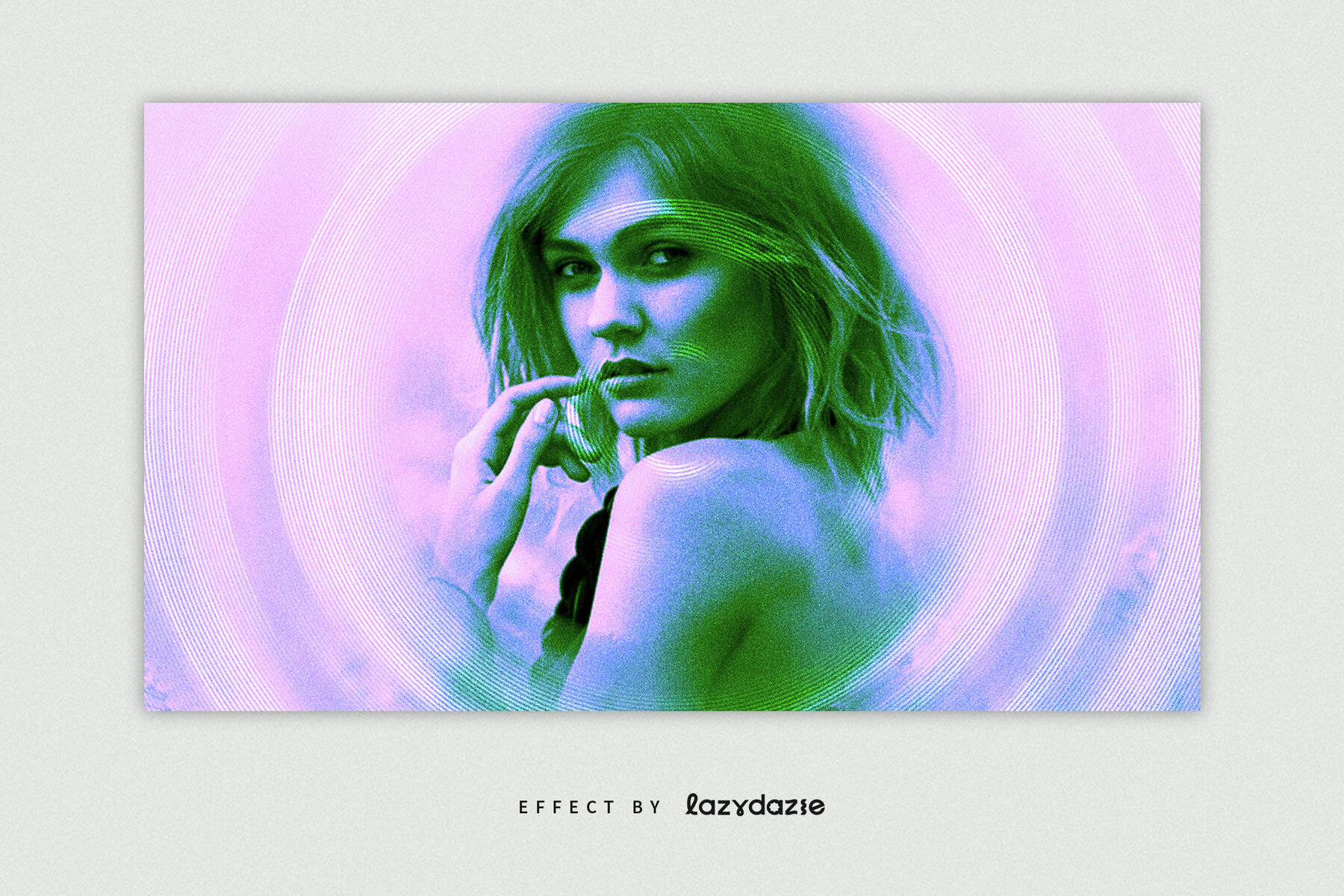 Spinning Blur Image Effect Mockup 4