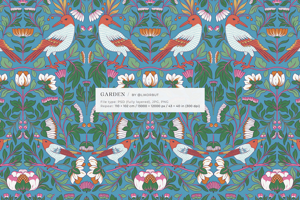 Garden Botanical Pattern and Motifs 2