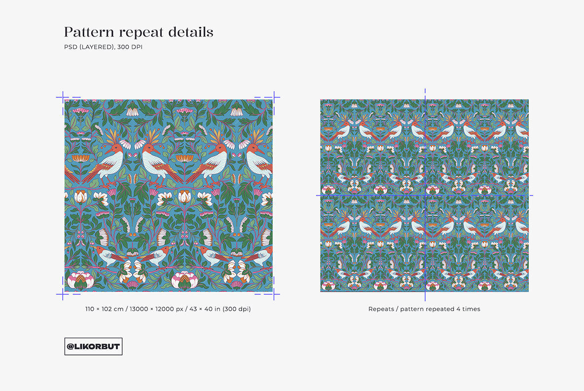 Garden Botanical Pattern and Motifs 3