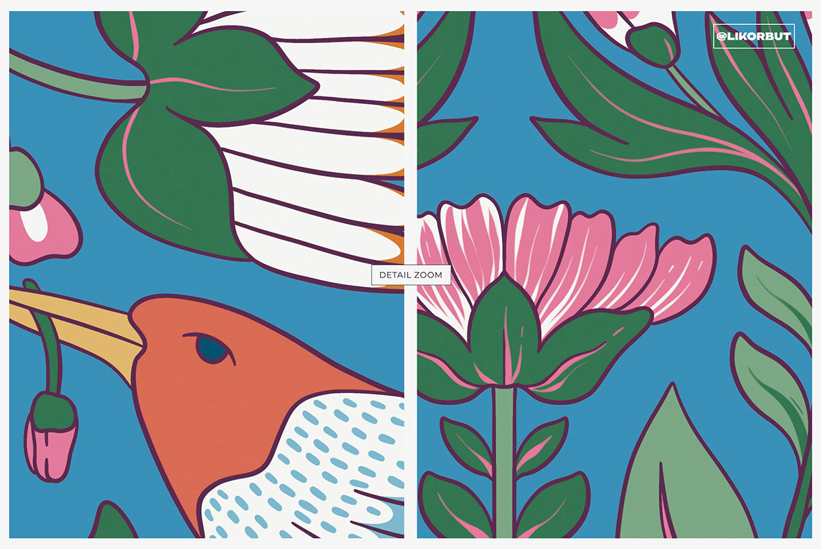 Garden Botanical Pattern and Motifs 9