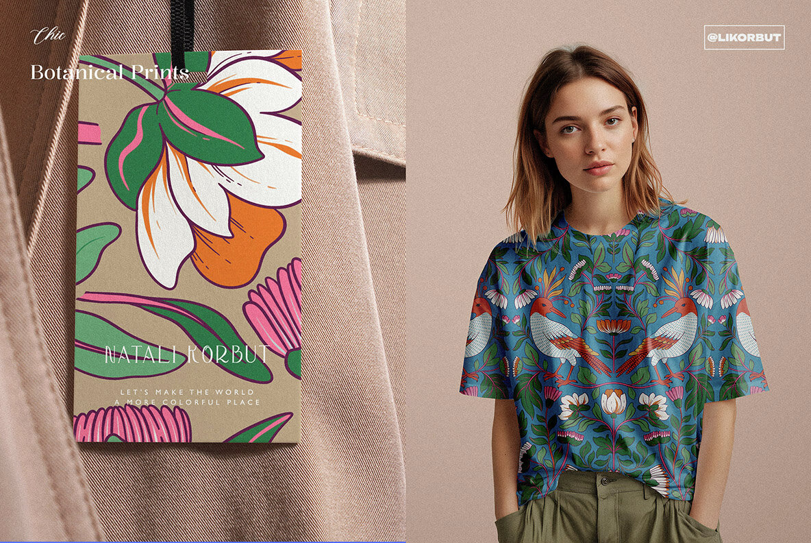 Garden Botanical Pattern and Motifs 10