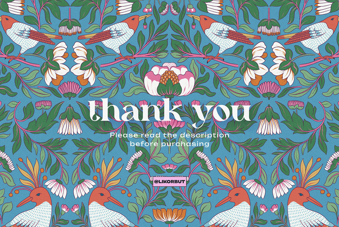 Garden Botanical Pattern and Motifs 12