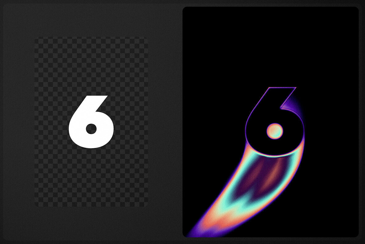 Psychedelic Glow Text Effect 3