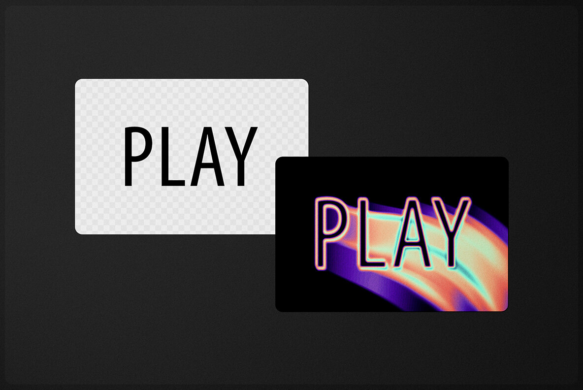 Psychedelic Glow Text Effect 4