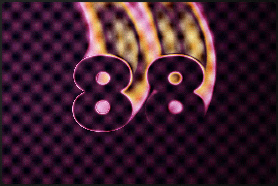 Psychedelic Glow Text Effect 5