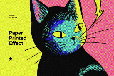 Halftone Print Effect