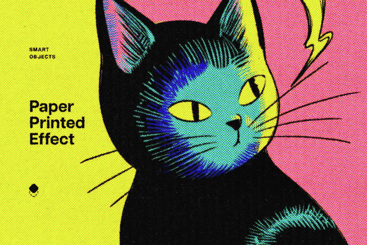 Halftone Print Effect 1