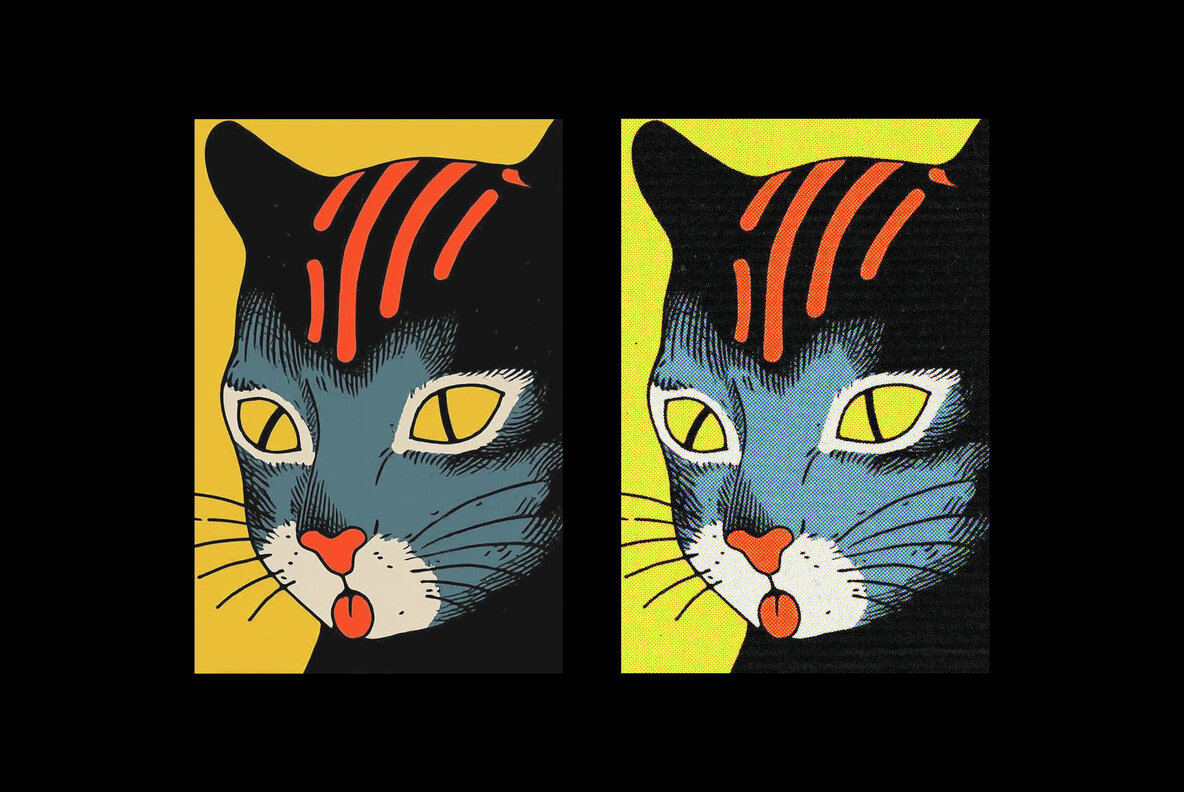 Halftone Print Effect 5