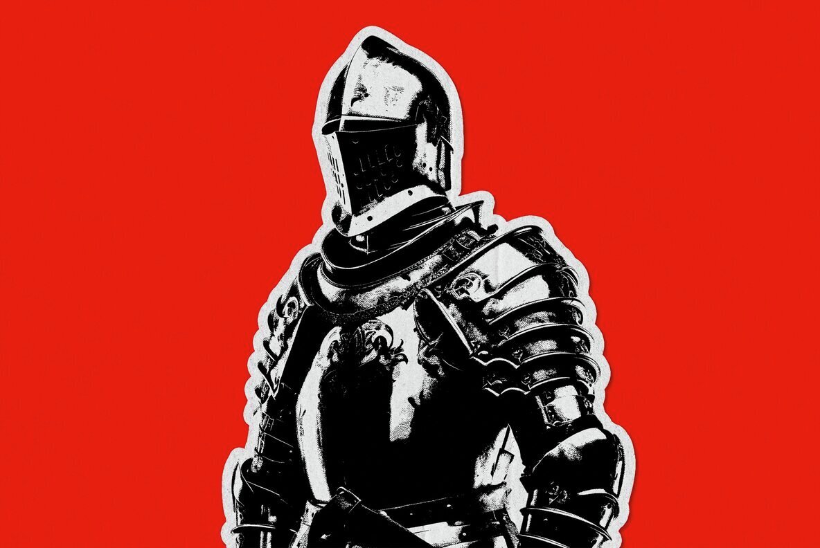 Halftone Sticker Effect 3