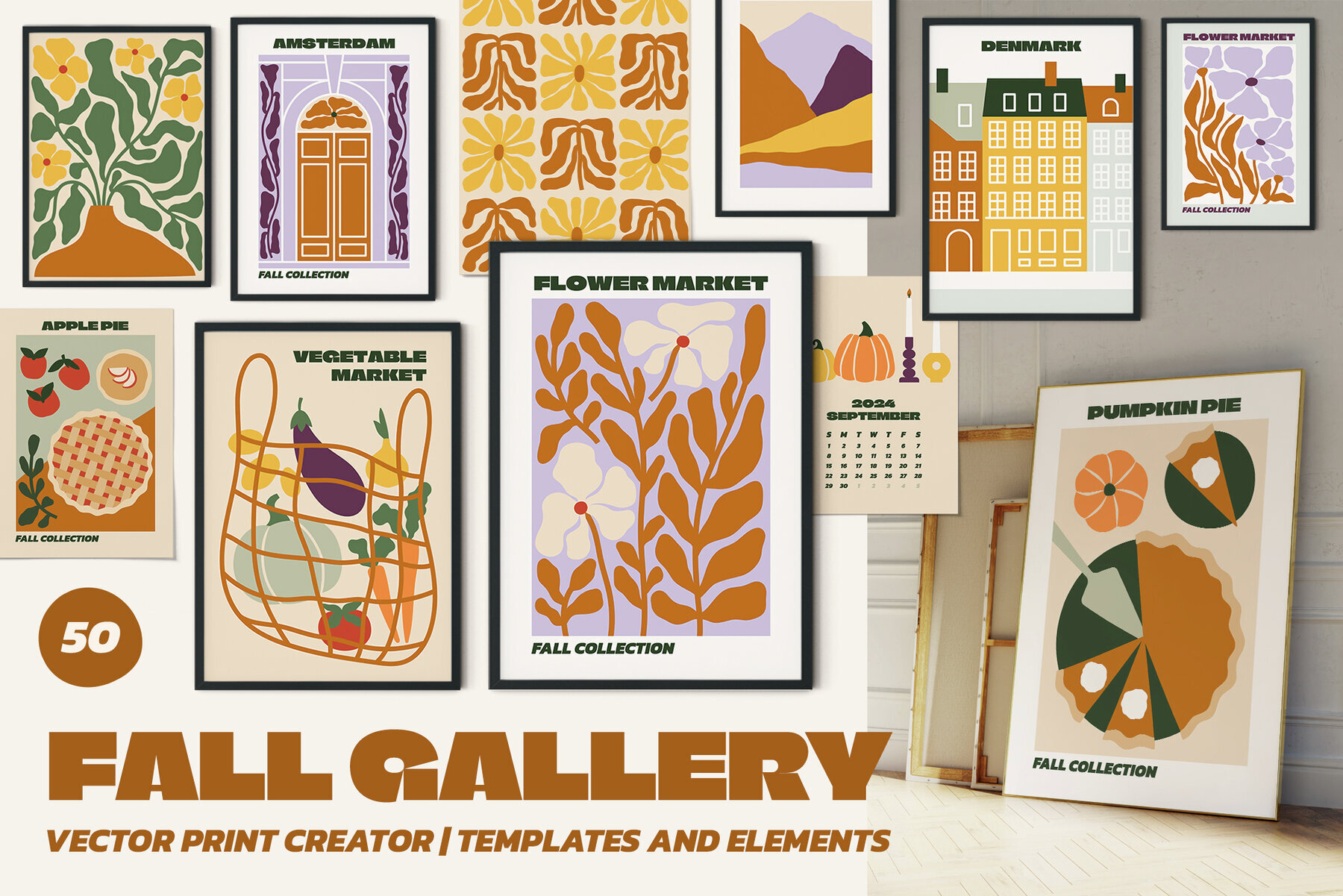 Fall Gallery Vector Poster Creator 1