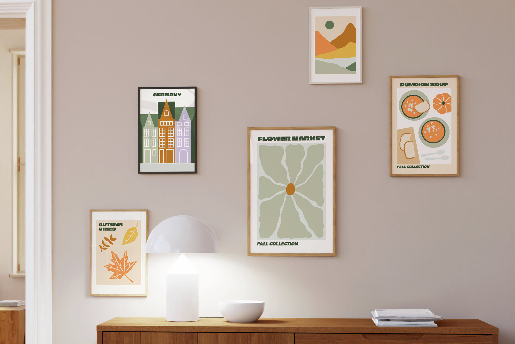 Fall Gallery Vector Poster Creator 2