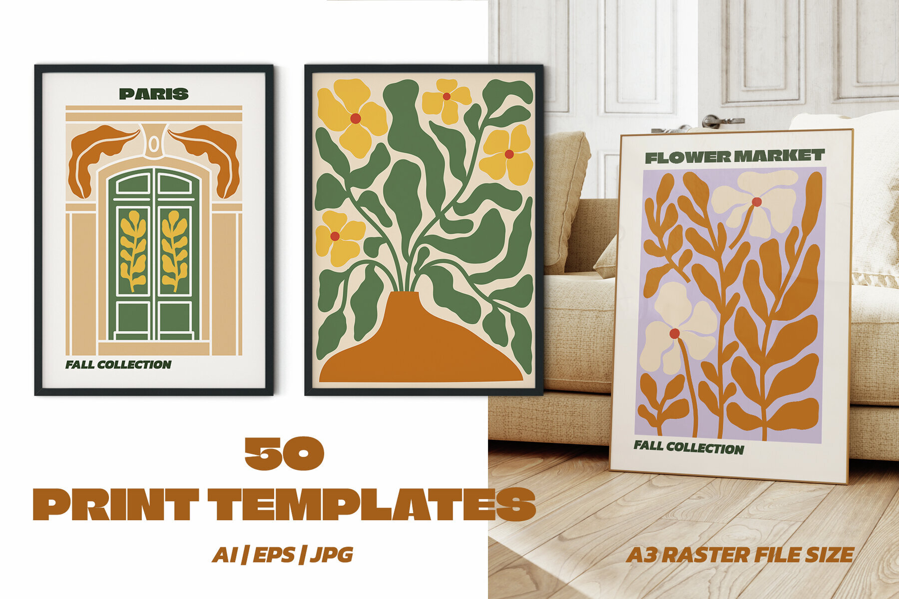 Fall Gallery Vector Poster Creator 3