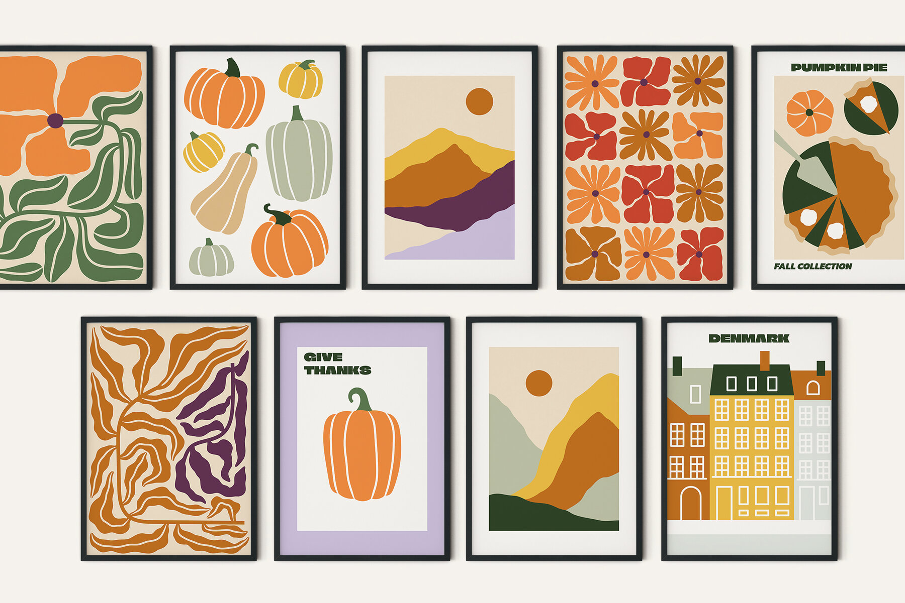 Fall Gallery Vector Poster Creator 4