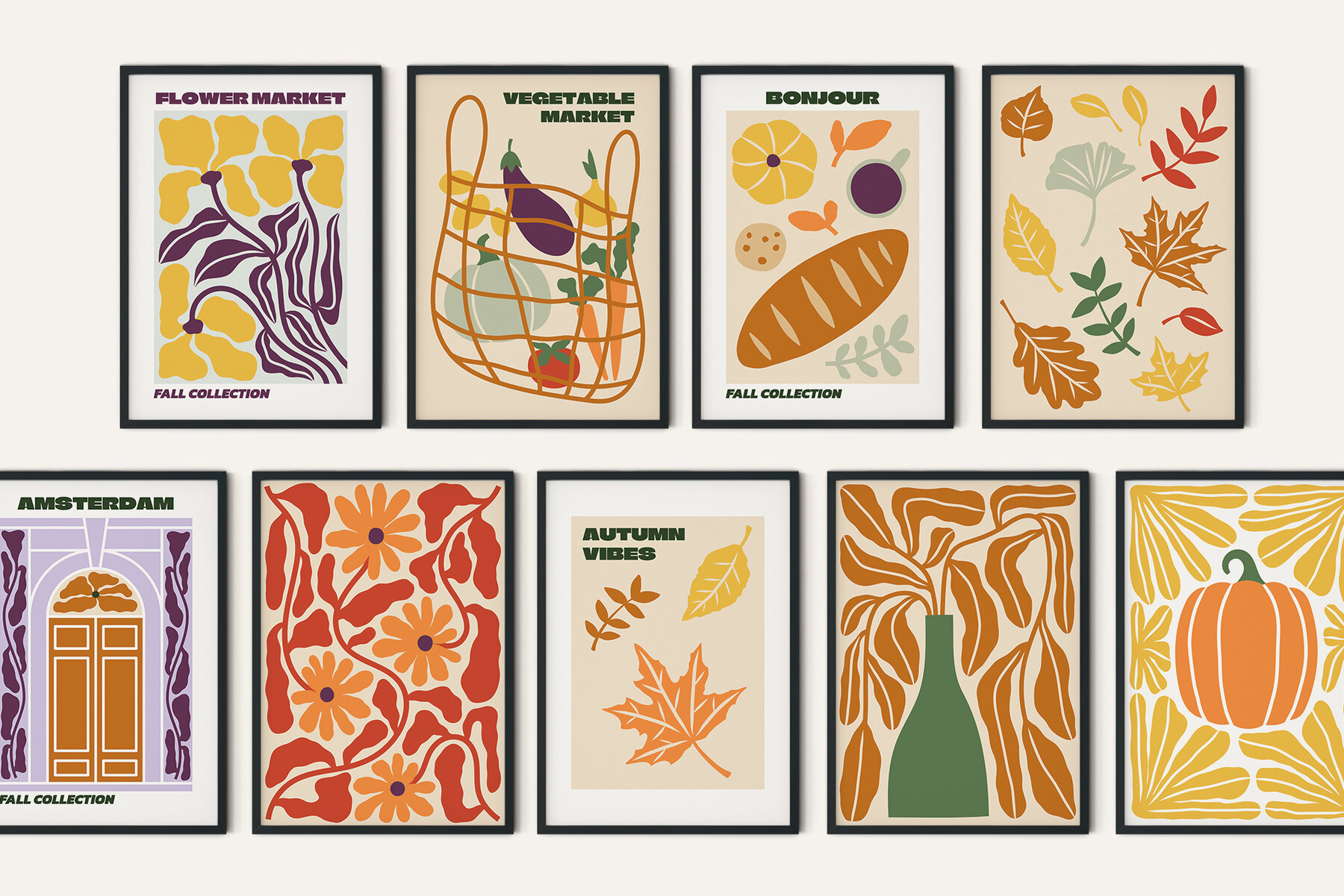 Fall Gallery Vector Poster Creator 5