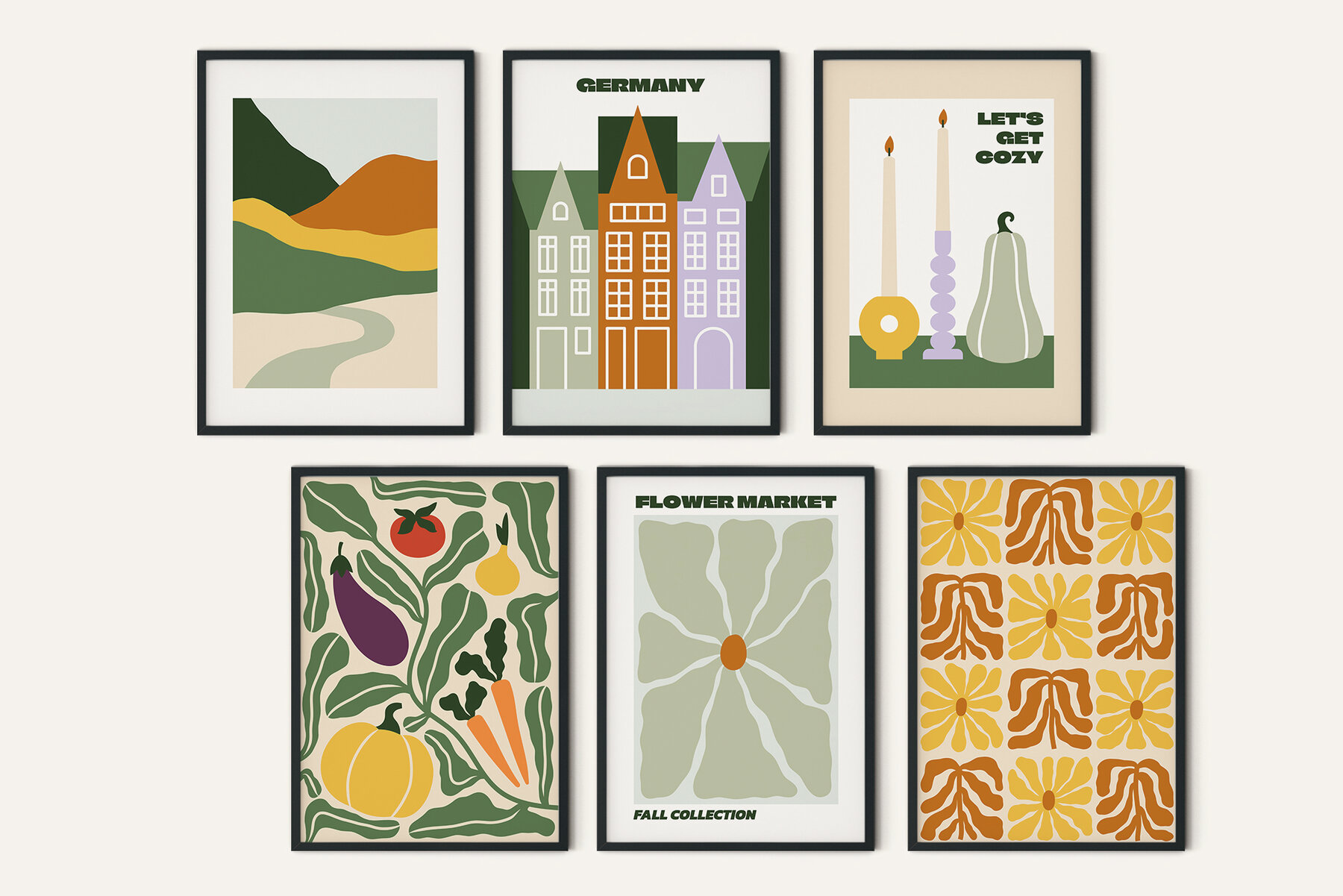 Fall Gallery Vector Poster Creator 6