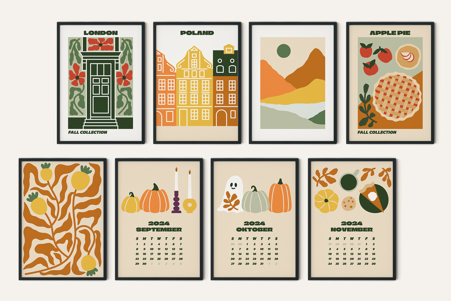 Fall Gallery Vector Poster Creator 7