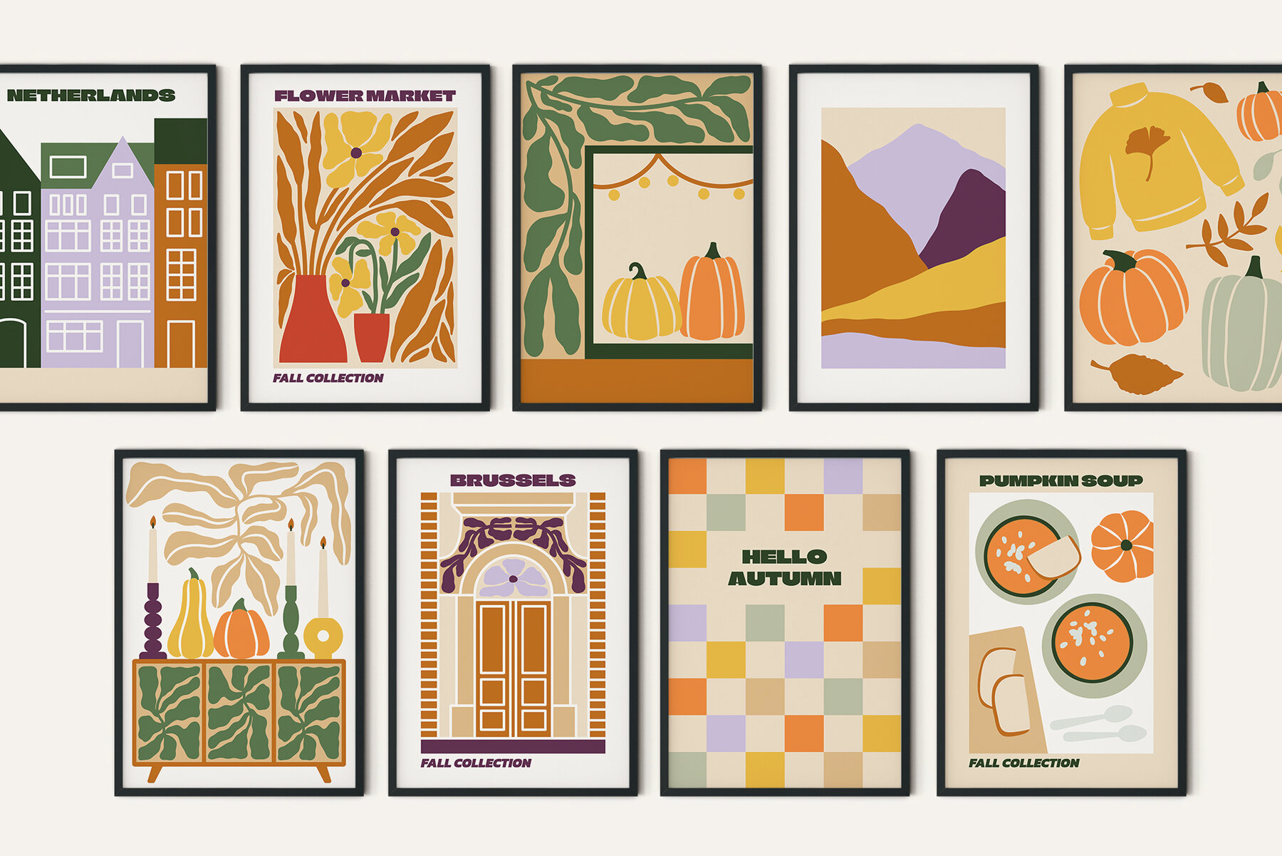 Fall Gallery Vector Poster Creator 8