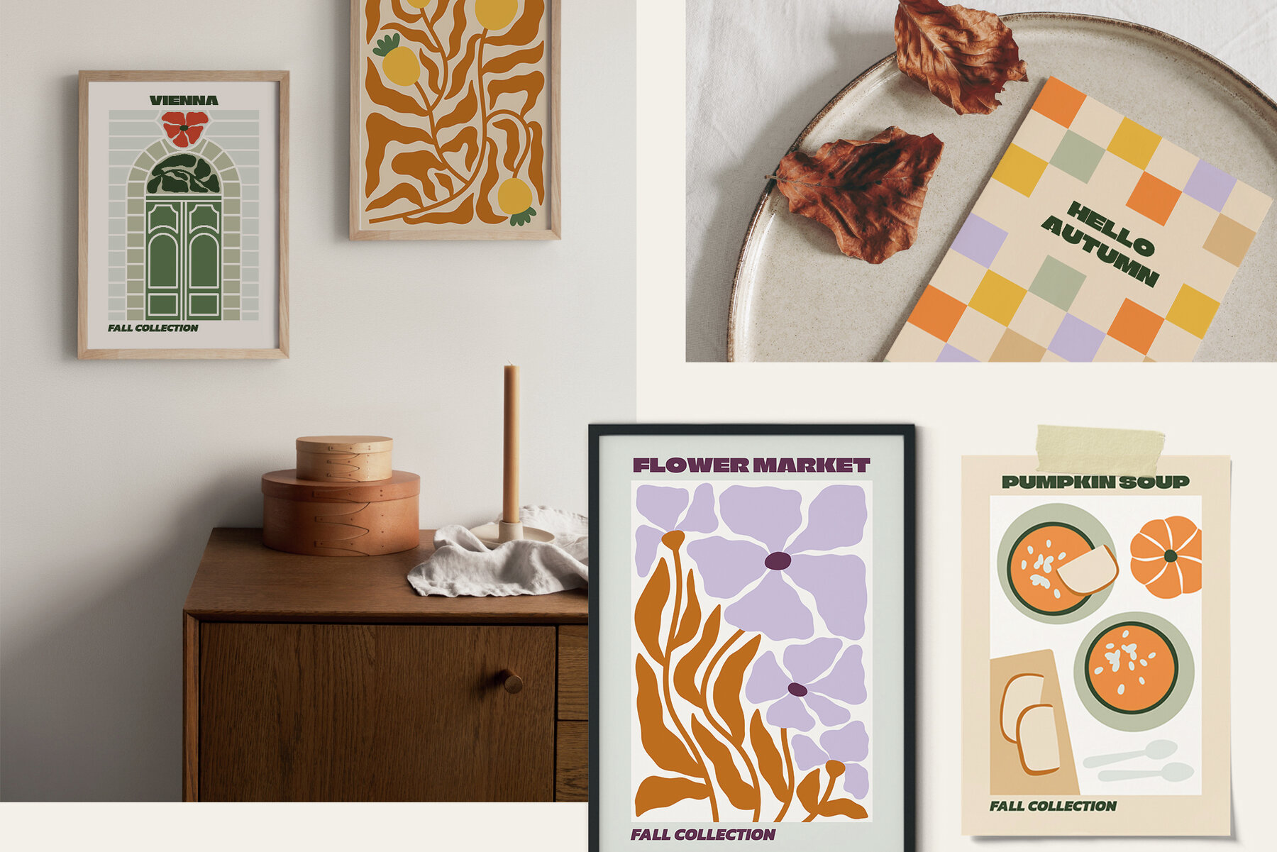 Fall Gallery Vector Poster Creator 10