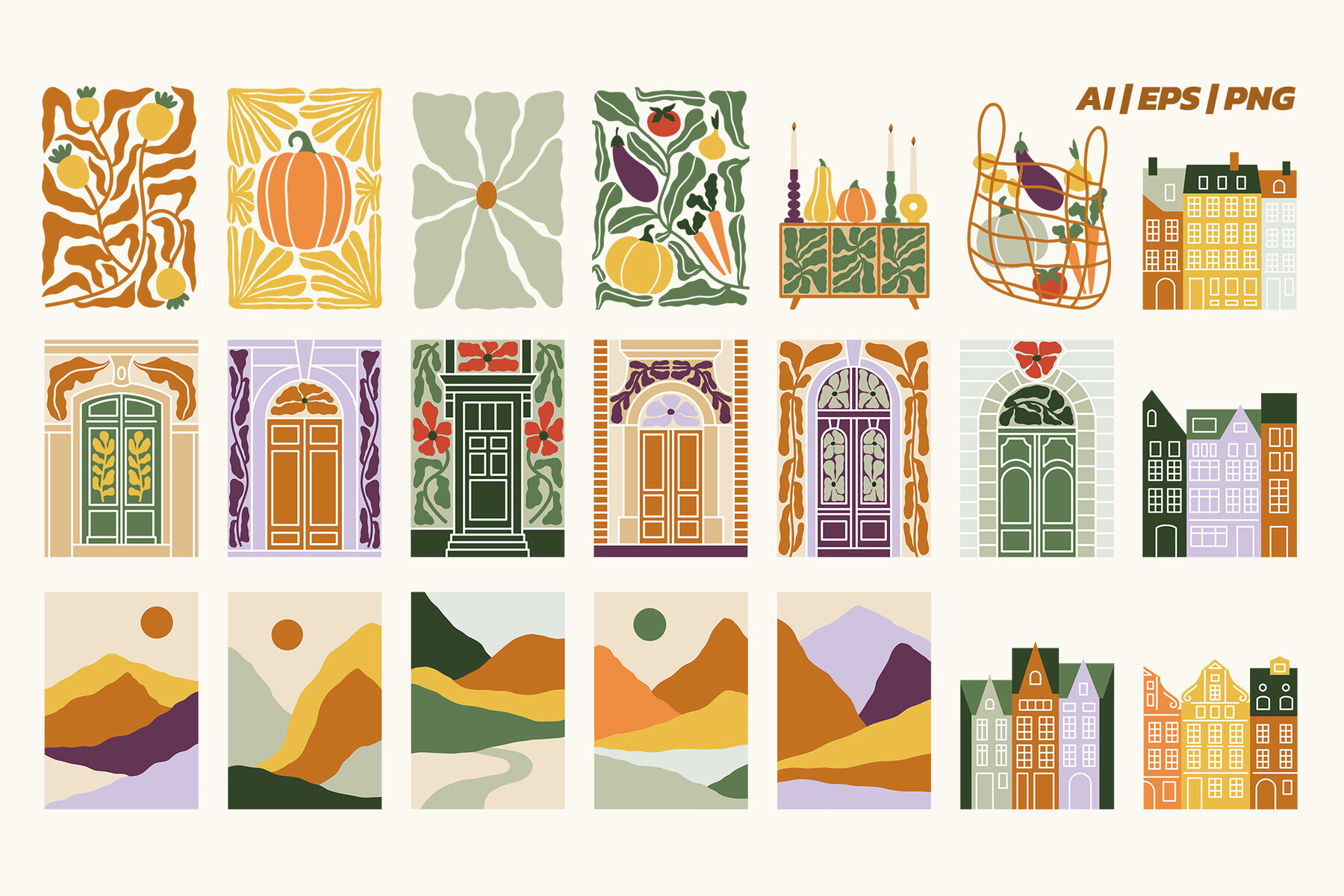 Fall Gallery Vector Poster Creator 13