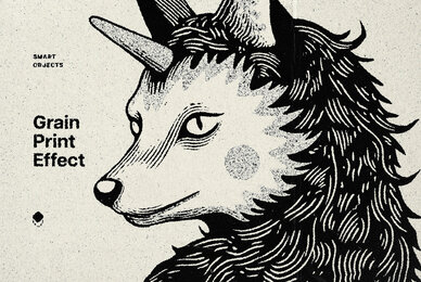 Grain Printing Effect