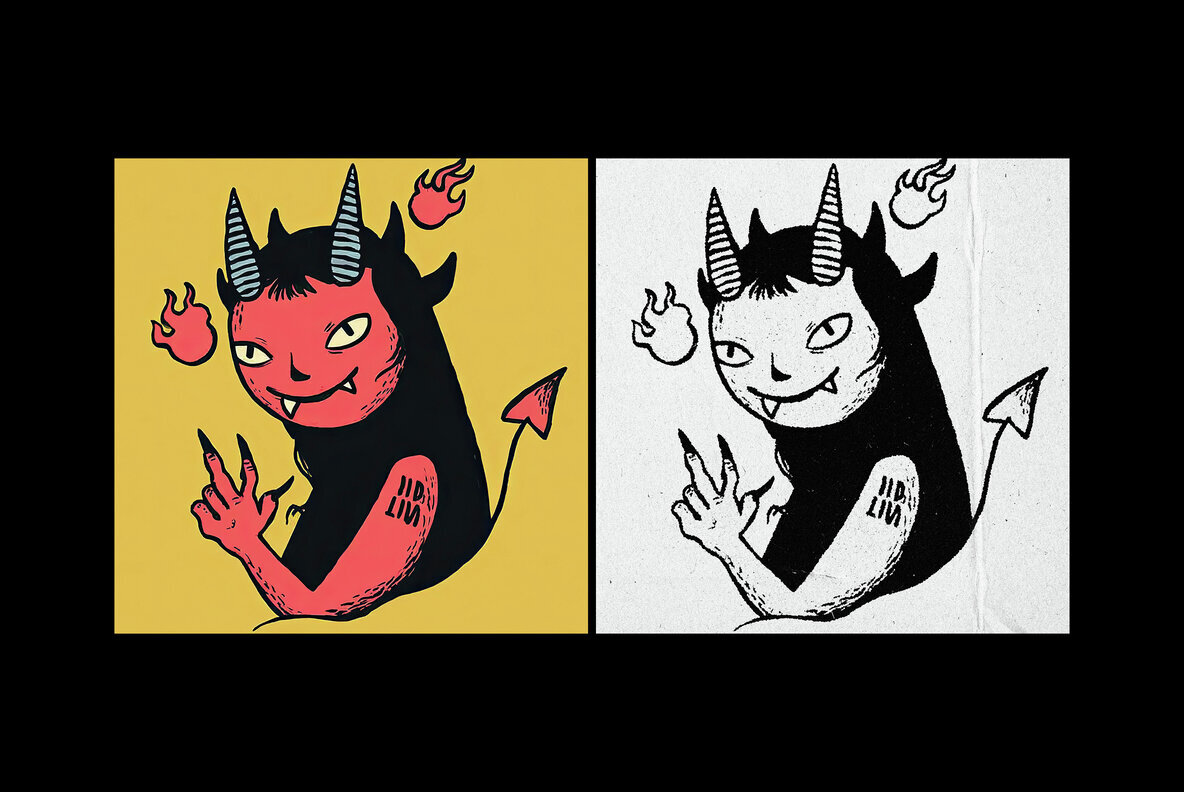 Grain Printing Effect 2