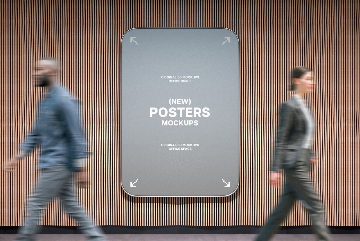 Office Interior Posters Mockups 1