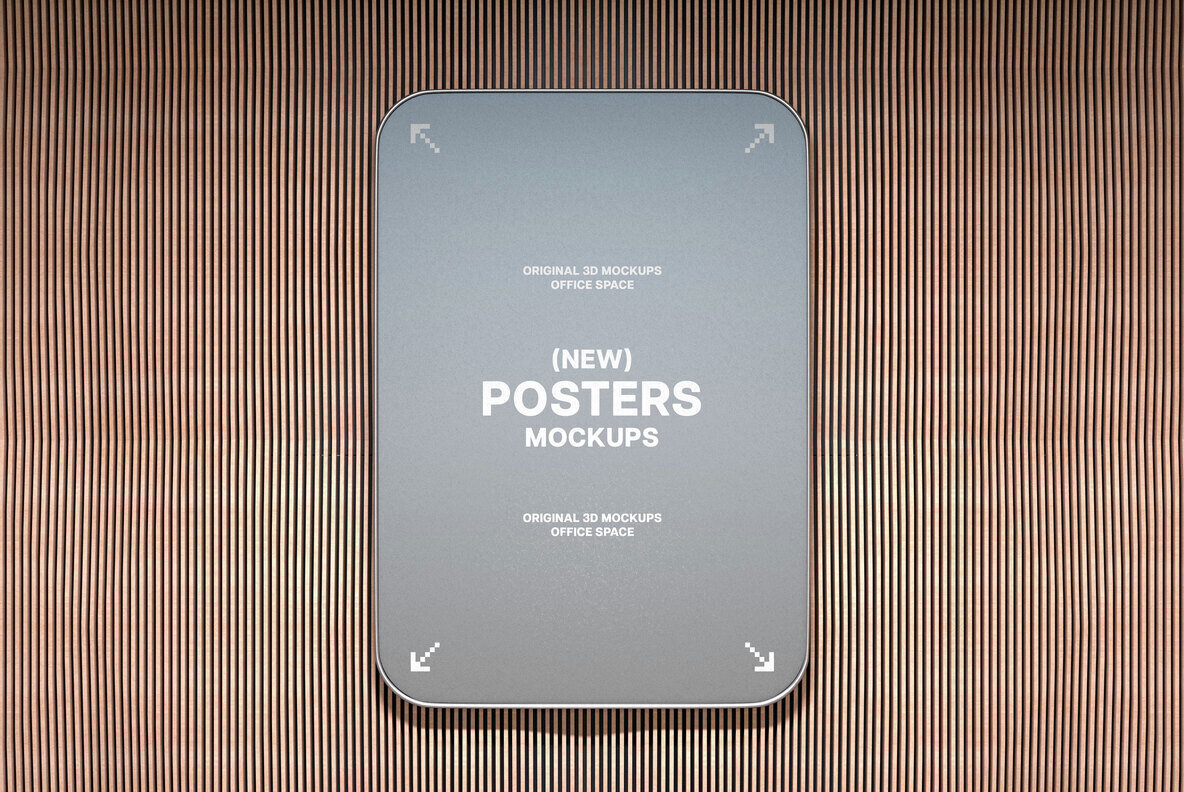 Office Interior Posters Mockups 2