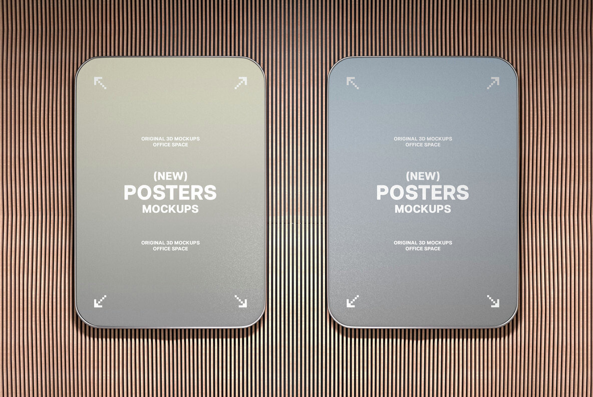 Office Interior Posters Mockups 4