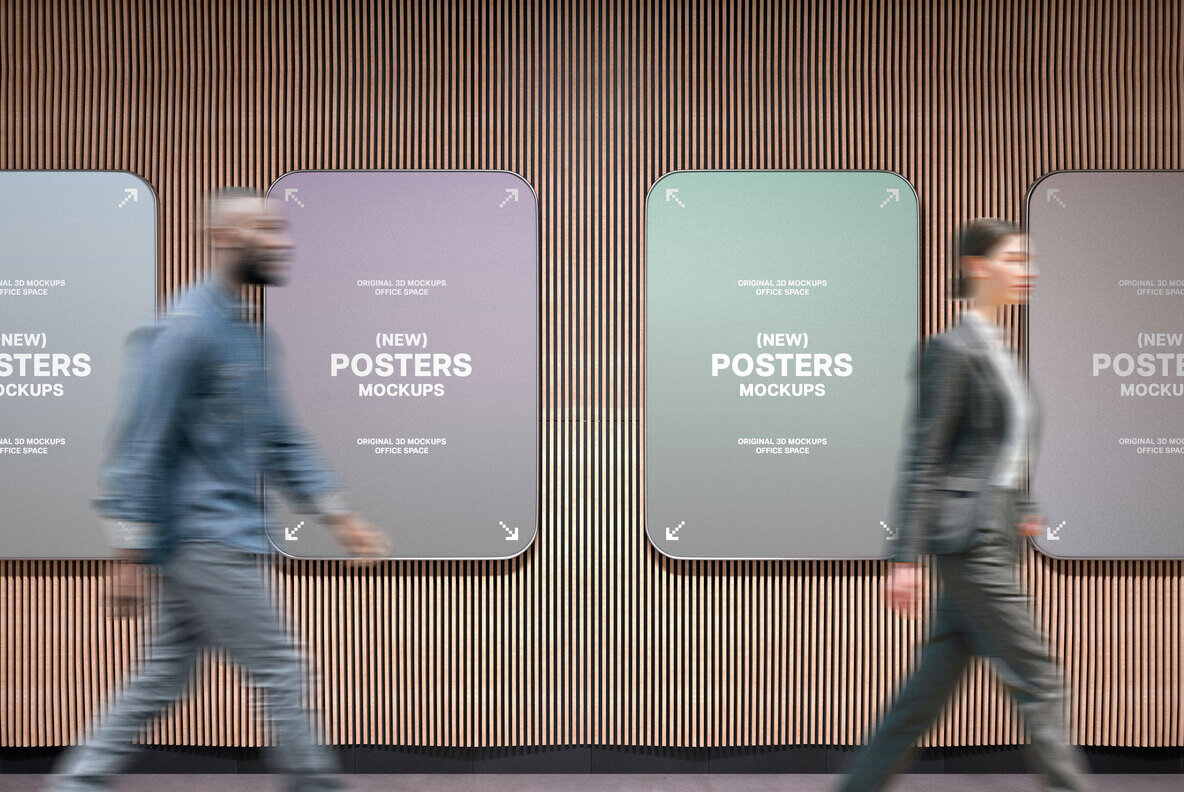 Office Interior Posters Mockups 7