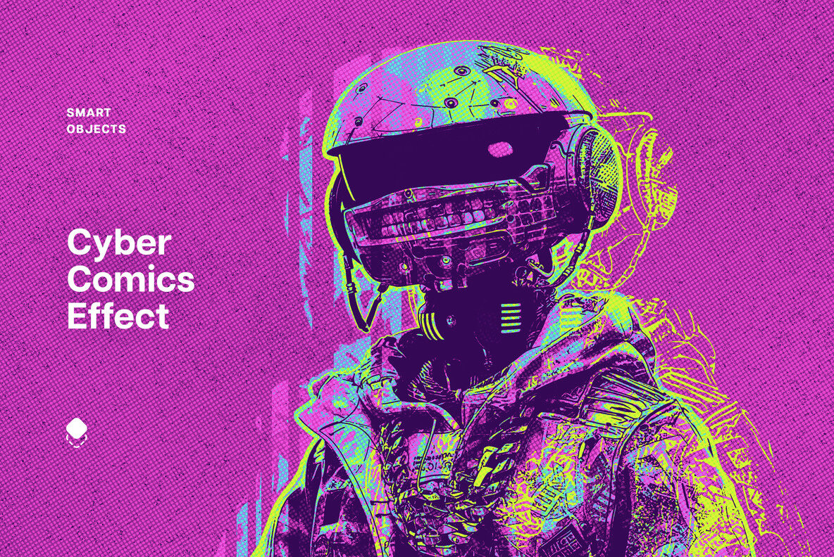 Cyberpunk Photoshop Effects Bundle 6