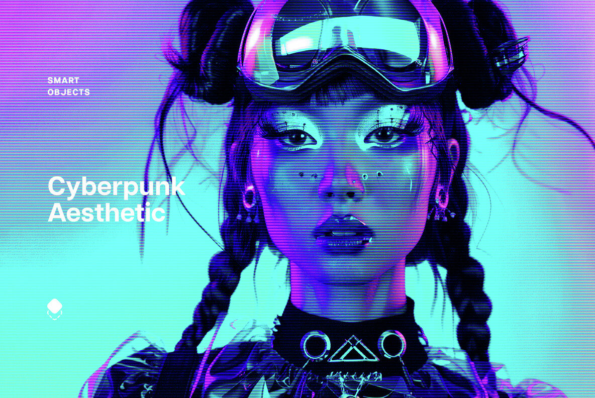 Cyberpunk Photoshop Effects Bundle 8