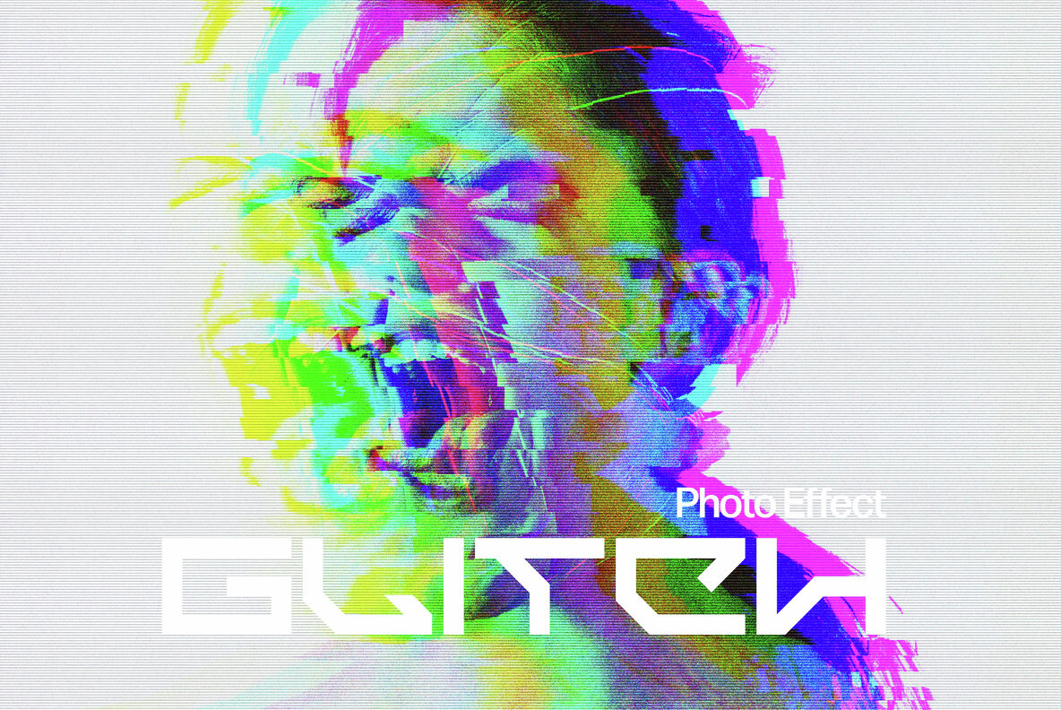 Cyberpunk Photoshop Effects Bundle 18