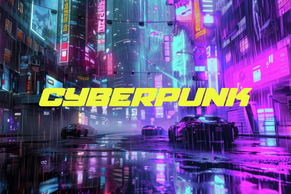 Cyberpunk Photoshop Effects Bundle 22