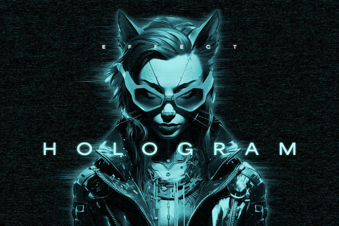 Cyberpunk Photoshop Effects Bundle 26