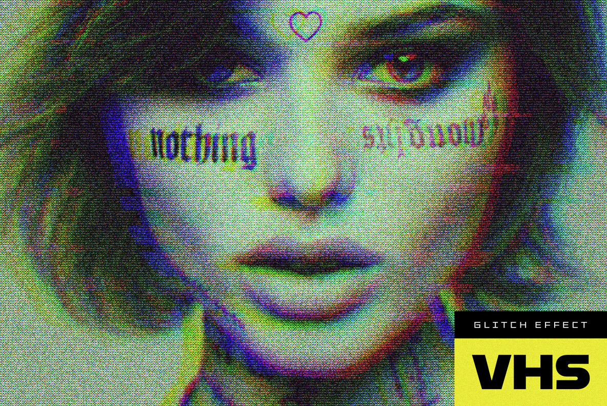 Cyberpunk Photoshop Effects Bundle 46