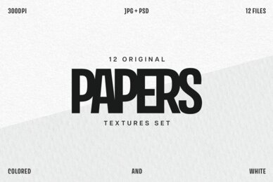 Subtle Paper Textures Collection