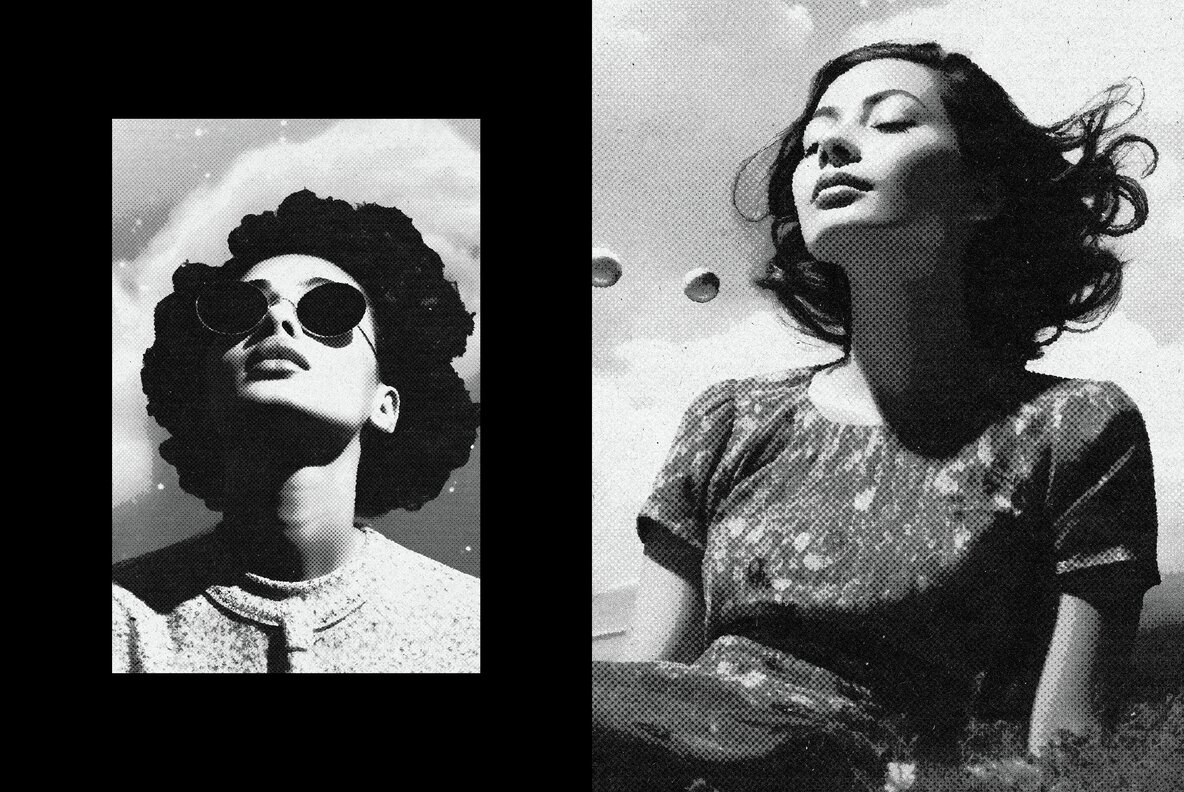 Retro Halftone Photo Effect 4