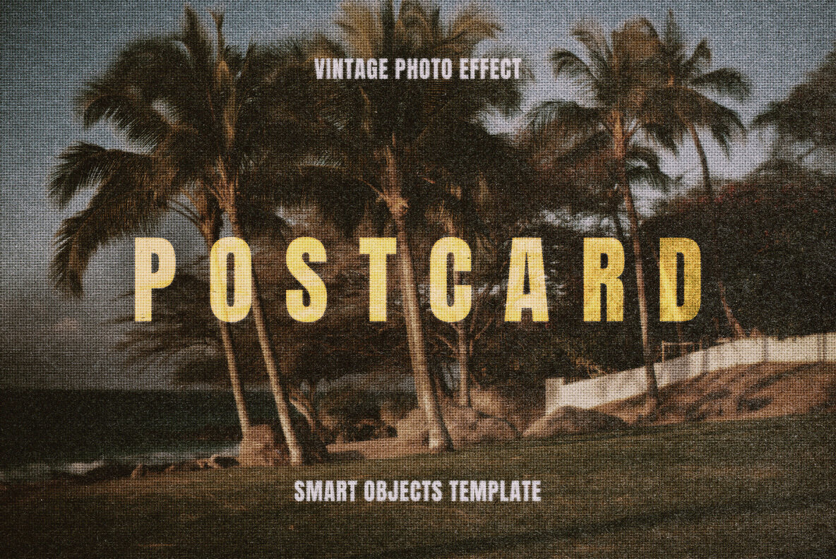 Vintage Postcard Photo Effect 1
